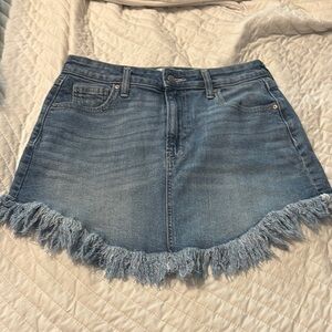 Celebrity Pink Blue A-Line Mini Skirt❤️